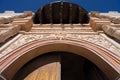 Architectural details of the san xavier mission in tucson Royalty Free Stock Photo