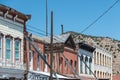 Historic second story architecture, Virginia City, Nevada Royalty Free Stock Photo