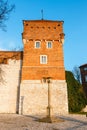 Wawel Castle in Krakow, one of the most famous landmark in Poland Royalty Free Stock Photo