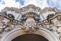 Architectural details in Zwinger Palace Royalty Free Stock Photo