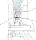 Architectural drawing and perspective