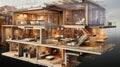 Architectural Elegance: Timber Construction Blueprint