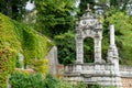 Architectural element in Massandra palace in Crimea. Elegant palace for Russian Emperor Alexander III is architectural monument Royalty Free Stock Photo