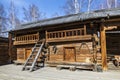 Architectural and ethnographic Museum `Taltsy`. Irkutsk region,