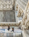 Duomo Cathedral Exterior Detail, Milan, Italy Royalty Free Stock Photo