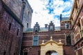 Architectural exterior details of the Binnenhof parliament building, The Hague (Den Haag), Netherlands Royalty Free Stock Photo