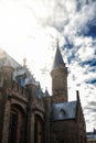 Architectural exterior details of the Binnenhof parliament building, The Hague (Den Haag), Netherlands Royalty Free Stock Photo