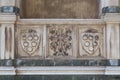 Architectural fragment with the coat of arms of the Medici family, Florence