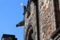 Architectural fragment of Edinburgh Castle, UK