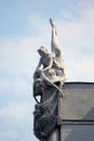 Architectural fragment of the House with Chimeras, Kiev, Ukraine