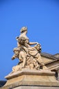 Architectural fragments of famous Versailles palace, Paris France.