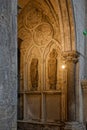 Architectural indoor details of Saint-Maurice Cathedral in Vienne, France