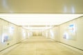 The architectural landscape of the underground passage Royalty Free Stock Photo