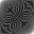 Architectural line optical illusion background, backdrop