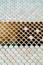 Architectural Mesh Detail With Fish Scales Texture