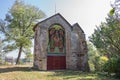 Architecture of Kievan Rus. Remains of the Saint Michael`s Church in Oster, Ukraine