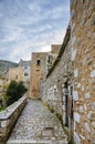 Architectural and old historical towers dominating the area at the famous Vathia village in the Laconian Mani peninsula. Laconia,