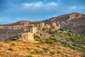 Architectural and old historical towers dominating the area at the famous Vathia village in the Laconian Mani peninsula. Laconia,