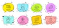 Architectural plan, Bitcoin project and Reject access icons set. Vector