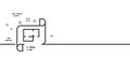 Architectural plan line icon. Technical project sign. Minimal line pattern banner. Vector