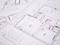 Architectural plans Royalty Free Stock Photo