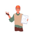 Architectural professional engineer worker man