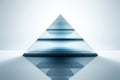 Architectural Pyramids in Abstraction. Generative AI.