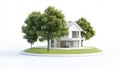Architectural Rendering Of Tree View: An Artistic Representation Of A Tree View In Architecture, Showcasing Intricate Details And Royalty Free Stock Photo