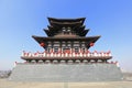 Architectural Scenery in Ancient China Royalty Free Stock Photo