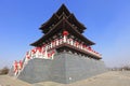 Architectural Scenery in Ancient China Royalty Free Stock Photo