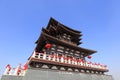 Architectural Scenery in Ancient China Royalty Free Stock Photo