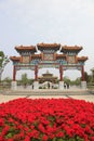 Architectural scenery of Chinese Classical Gardens Royalty Free Stock Photo
