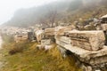 Architectural and sculptural details of Sagalassos ruins
