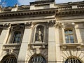 Details of an architectural niche of an ancient building in London England