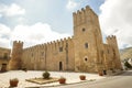 Architectural Sights of The Castle of the Counts of Modica in Alcamo, Trapani Province, Sicily, Italy. Royalty Free Stock Photo