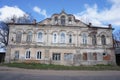 Modern building of the XX century in the provincial town of Kimry, Tver region