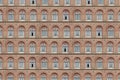 Architectural texture of an old building made of brick