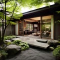 architectural tranquility with this Zen house concept.