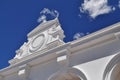 Architectural white gable