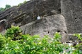 Architecture of Ajanta caves in Aurangabad, India