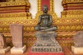 The Architecture and Ancient Buddha image and Sculpture Detail of Hor Pha keo Museum.Haw Pha Kaew Museum in Vientiane, Laos