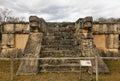 The architecture of the ancient Mayan city of Chichen Itza. Royalty Free Stock Photo