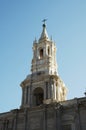 Architecture of the Arequipa city,Peru Royalty Free Stock Photo