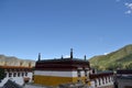 The architecture around Labrang Monastery in Xiahe, Amdo Tibet