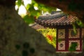 The architecture and attic of Lingering Garden in Suzhou, China