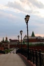 lantern to be in the city on the bridge