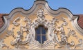 House of Falcon, the finest Rococo style building in the Wurzburg Royalty Free Stock Photo