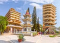 Architecture beautiful tower on Van Linh Pagoda