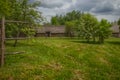 The architecture of the Belarusian village of the 19th century.