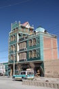 Architecture of Bolivia. Tipical building in Uyuni